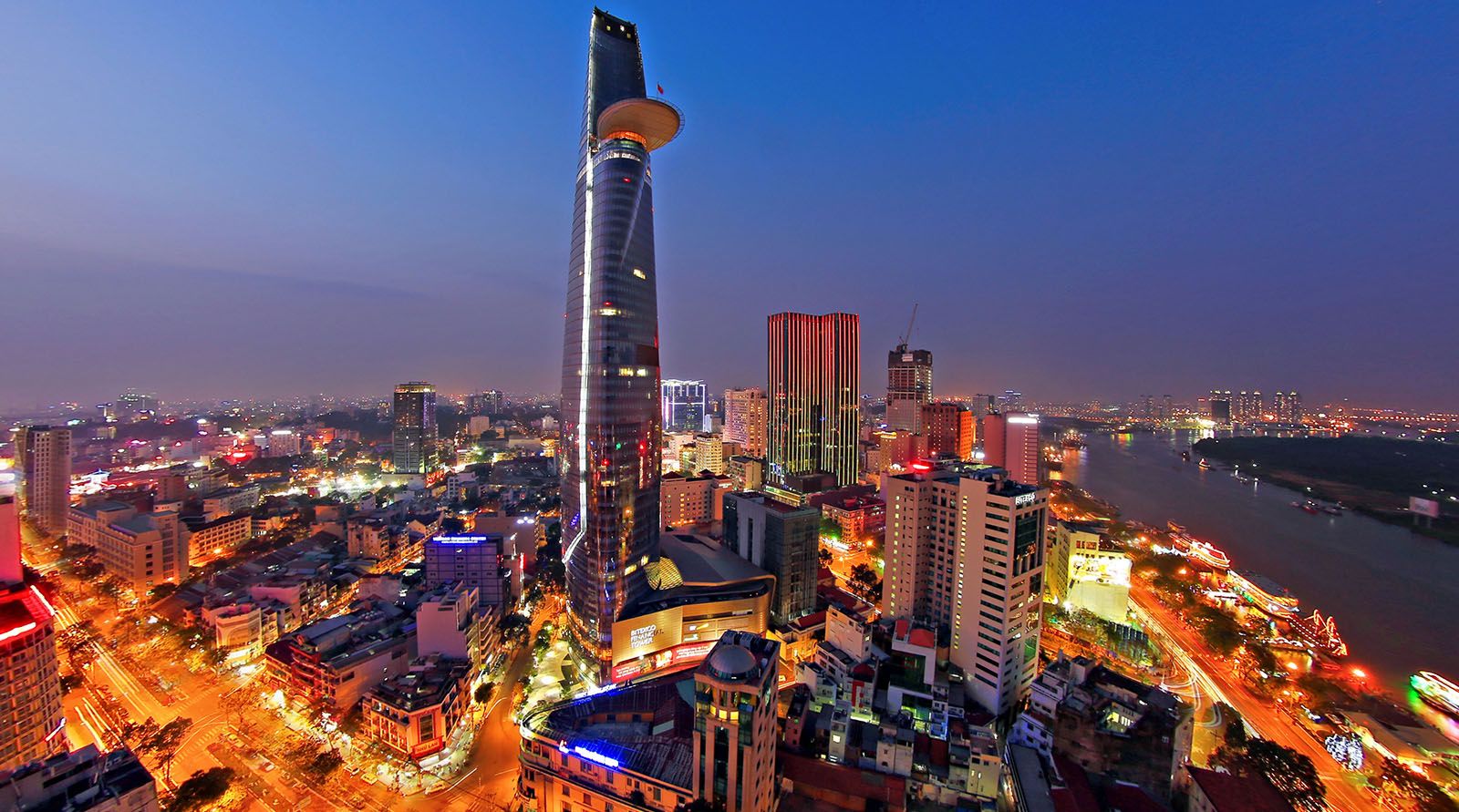 Ho Chi Minh city from a far