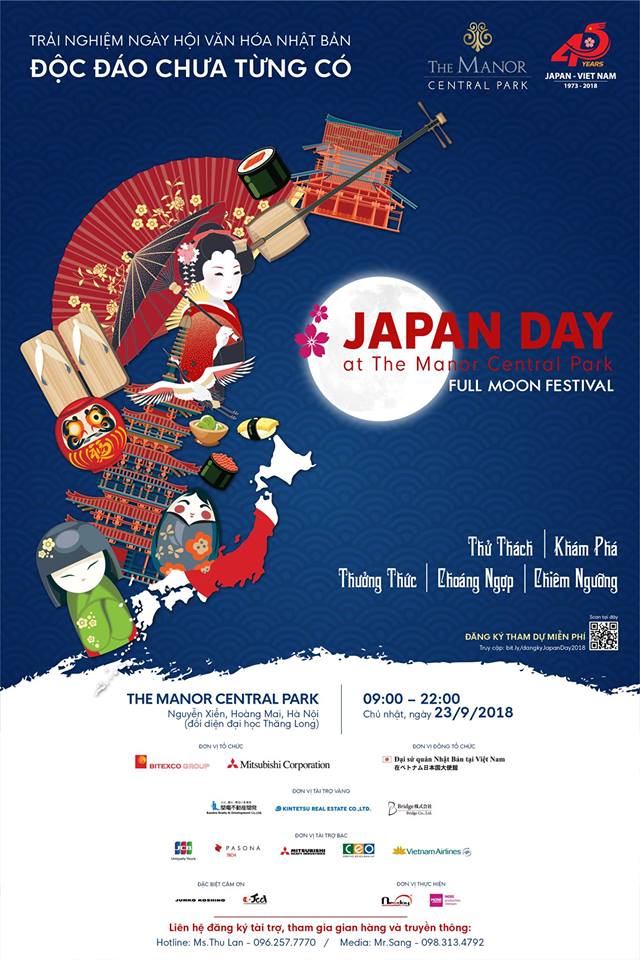 Japan Day Fullmoon Festival At The Manor Central Park Ha Noi Bitexco Financial Tower