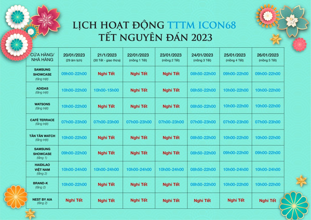 Lich hoat dongIcon68_Tet2023